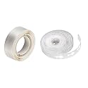 Just Party Adhesive Glue Dot &amp; 5 Meter Arch Strip Combo For Wedding/Anniversary/Birthday Decoration-Plastic, 1 Roll Each 100 Pcs, Multicolor