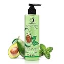 Just Peachy"Avocado Mint Dip" Body Wash | Bath &amp; Shower Cream Wash | Free from SLS, Paraben &amp; Phosphates | Enriched with Avocado, Mint &amp; Vitamin E | 100% Vegan | 250ml