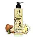 Just Peachy"Kerargan: Keratin &amp; Argan Oil" Body Wash | Bath &amp; Shower Cream Wash | No SLS, Paraben &amp; Phosphate | Enriched with Keratin, Moroccan Argan Oil &amp; Vitamin E | 100% Vegan | 250ml