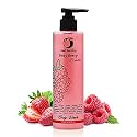 Just Peachy"Very Berry Dream" Body Wash | Bath &amp; Shower Cream Wash | Free from Sulfate &amp; Paraben | Enriched with Raspberry, Strawberry &amp; Vitamin E | 100% Vegan 250ml