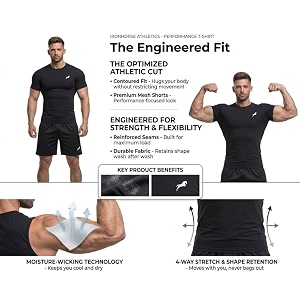 JUST RIDER Gym T Shirts for Men