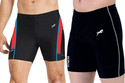 Just Rider Self Design Men Black Swim