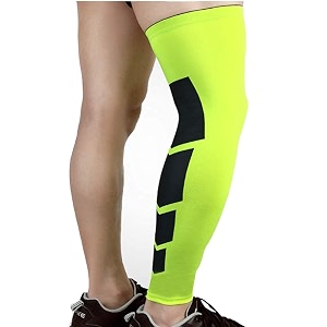 just rider sports full leg compression sleeve  thigh-high graduated compression leg sleeves for men amp women  great for knee and calf support optimizing blood circulation green xl