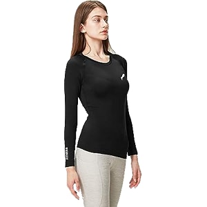 just rider womens compression top t-shirt for gym sports yoga swimming running full sleeve