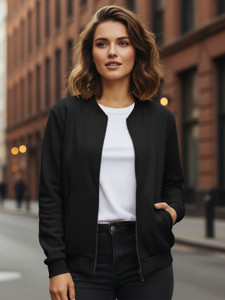 JUST ROAR Women Solid Bomber Jacket