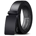 JUST-STYLE Men39s PU Leather Reversible Belt Black