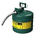 Justrite Type II Green Safety Can for Oil, Galvanized Steel, FM Approved