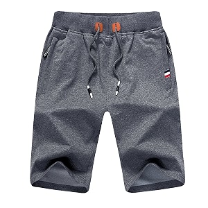 JustSun Mens Shorts Casual Sports with Elastic