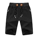 JustSun Mens Shorts Casual Sports with Elastic