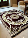 JUSTWAY 5 ft X 7 ft Chenille