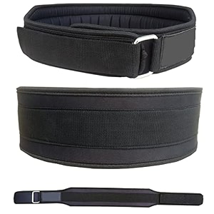 justwin 434inch34 foam padded weight lifting belt back gym strap training support fitness exercise bodybuilding medium