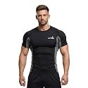 JUSTWIN Mens Compression T-Shirt Half Sleeve 
