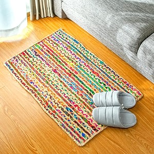 Jute Braided Natural Hand Woven Reversible