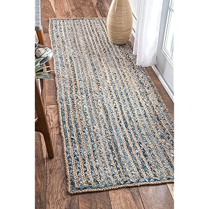 Jute Braided Natural Hand Woven Reversible