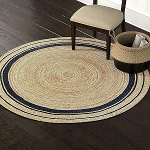 Jute Braided Natural Hand Woven Reversible