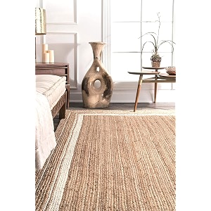 Jute Braided Natural Hand Woven Reversible