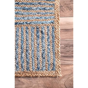 Jute Braided Natural Hand Woven Reversible