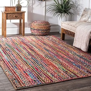 Jute Braided Natural Hand Woven Reversible