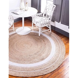 Jute Braided Natural Hand Woven Reversible