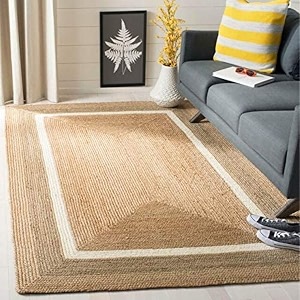 Jute Braided Natural Hand Woven Reversible