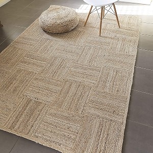 Jute Braided Natural Hand Woven Reversible