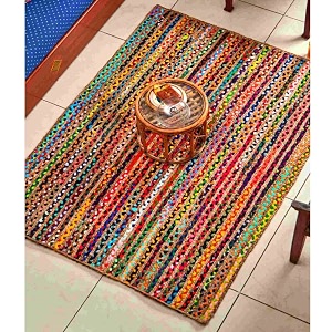 Jute Braided Natural Hand Woven Reversible