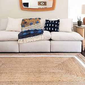 Jute Braided Natural Hand Woven Reversible