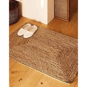 Jute Braided Natural Hand Woven Reversible