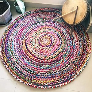 Jute Braided Natural Hand Woven Reversible