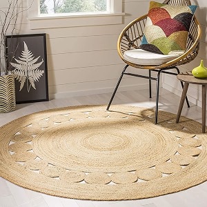 Jute Braided Natural Rug Hand Woven