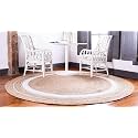 Jute Braided Natural Rug Hand Woven amp