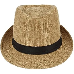 jute hat for man fashionable men beach caps sun protection cowboy hat