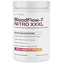 Juvenon BloodFlow-7 Nitro XXXL Nitric Oxide Booster Drink Mix - Natural Nitric Oxide Supplement for Men & Women - Energy, Stamina & Circulation Support (30 Pack, Berry Lemonade)