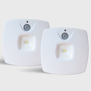 juvo wonderlite- motion sensor activated battery operated automatic led night light from seniorworld  help kids amp elders avoid accidents in the dark amp also save electricity pack of 2