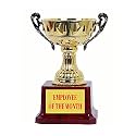 JUZ4U Open Cup World's Best Employee of The Year Trophy