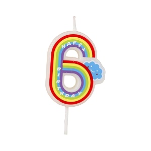 birthday candles for kids number 6 candles unicorn cake topper decoration sixth year wedding anniversary size - height 5 cm x width 3 cm