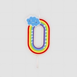 birthday candles for kids number 0 unicorn party cake topper decoration anniversary size - height 5 cm x width 3 cm