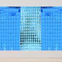 Square Foil Curtains Backdrop Decoration | Pack of 3 (2 Gold &amp; 1 Silver) | 9 x 6 ft | Fringe Curtain for Birthday, Wedding, Anniversary &amp; Baby Shower Party Stage Photobooth Background