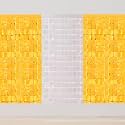 Square Foil Curtains Backdrop Decoration | Pack of 3 (2 Gold &amp; 1 Silver) | 9 x 6 ft | Fringe Curtain for Birthday, Wedding, Anniversary &amp; Baby Shower Party Stage Photobooth Background