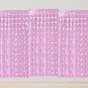 Square Foil Curtains Pink Backdrop | Pack of 3 | Sparkling Fringe Curtain for Weddings Anniversaries Baby Showers Birthday Stage Background Decorations - 9 x 6 ft
