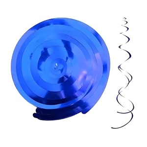 swirls decoration ceiling hanging with hook 24 pcs blue colour ideal for birthday anniversary baby shower party celebration and eye catching wall display