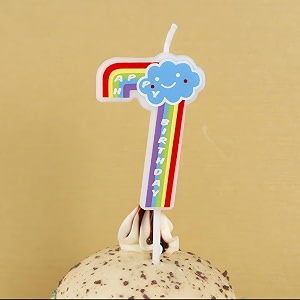 birthday candles for kids number for 7th year unicorn party cake topper decoration seventh wedding anniversary size - height 5 cm x width 3 cm