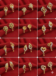 jv creation 12 pic_qq alloy chandbali earring drops  danglers jhumki earring stud earring earring set