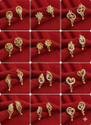 JV CREATION 12 Pic_QQ# Alloy Chandbali Earring, Drops & Danglers, Jhumki Earring, Stud Earring, Earring Set