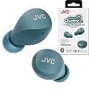 JVC Compact and Lightweight Gumy Mini True Wireless Earbuds Headphones, Long Battery Life (up to 23 Hours), Sound with Neodymium Magnet Driver, Water Resistance (IPX4) - HAA6TZ (Green)