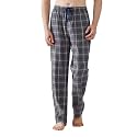 Jveyvth Mens Pajama Pants Flannel Cotton Plaid Sleep &amp; Lounge Pants, PJ Bottoms with Pockets and Button Fly