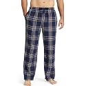 Jveyvth Mens Pajama Pants Flannel Cotton Plaid Sleep &amp; Lounge Pants, PJ Bottoms with Pockets and Button Fly