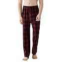 Jveyvth Mens Pajama Pants Flannel Cotton Plaid Sleep &amp; Lounge Pants, PJ Bottoms with Pockets and Button Fly