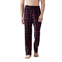 Jveyvth Mens Pajama Pants Flannel Cotton Plaid Sleep &amp; Lounge Pants, PJ Bottoms with Pockets and Button Fly