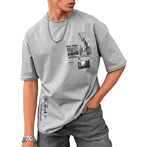 JVX Men Oversized Tshirt T Shirt